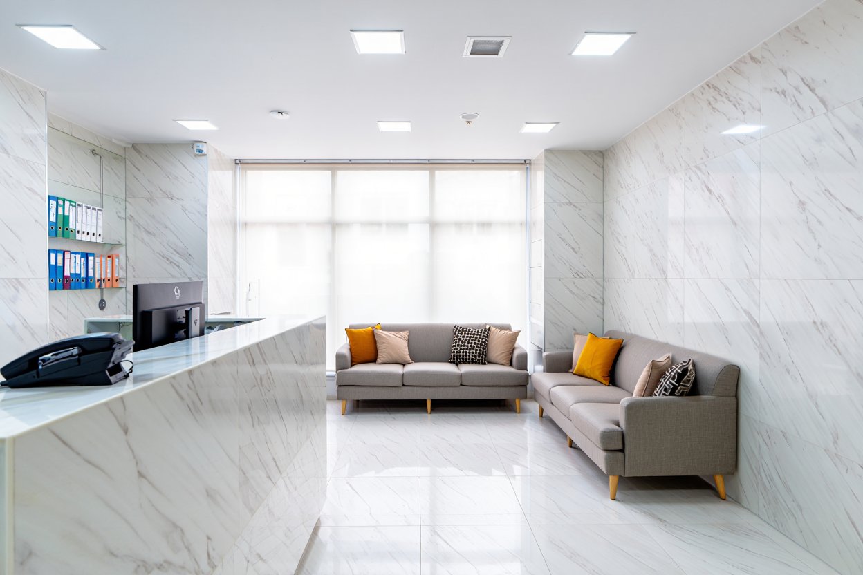 Ресепшен реабилитационного центра